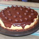 Cheese cake aux kit kat balls