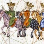 Mages d'Orient, atlas catalan, XIVè siècle Mages d'Orient, atlas catalan, XIVè siècle